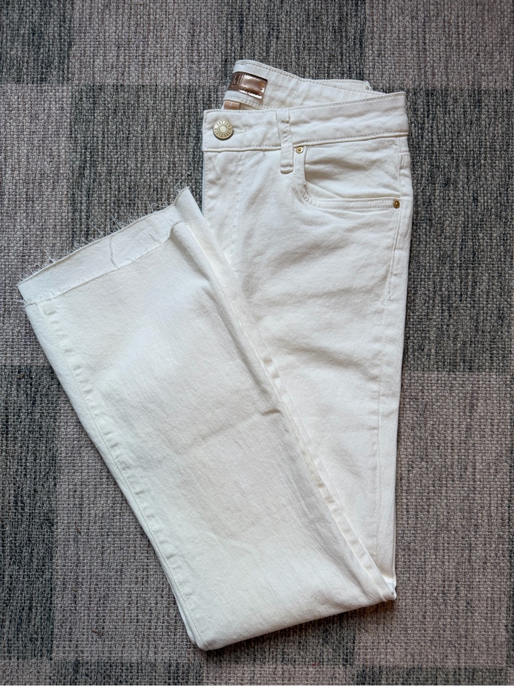 Kut from the Kloth White Flare Jeans